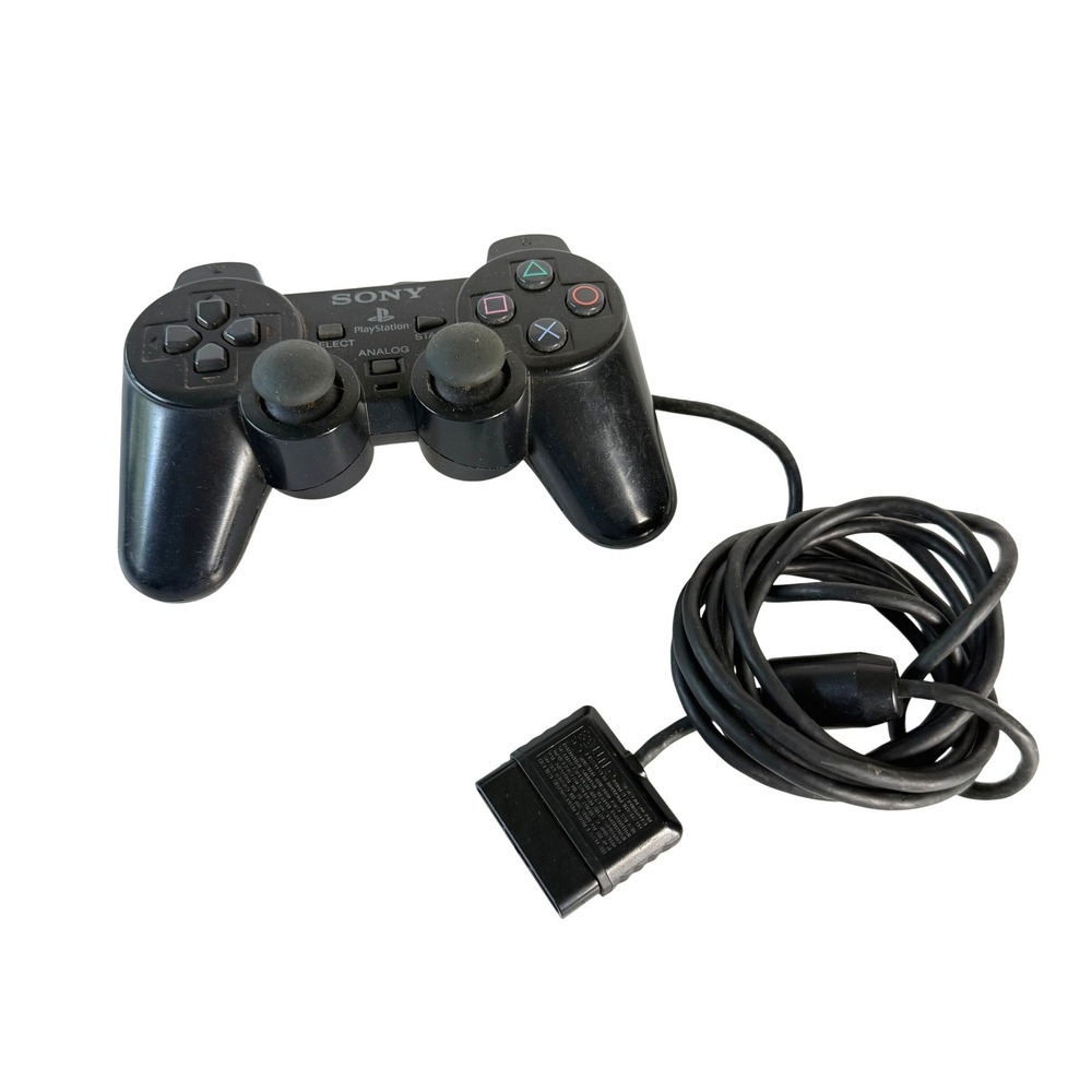 Sony DualShock 2 Analog Controller PlayStation 2 PS2 Wired Black Untested